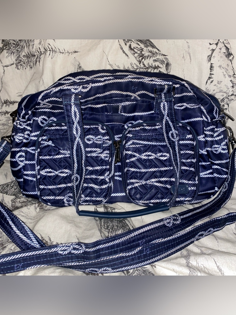 Lug Jumper Carry-all bag Navy Rope